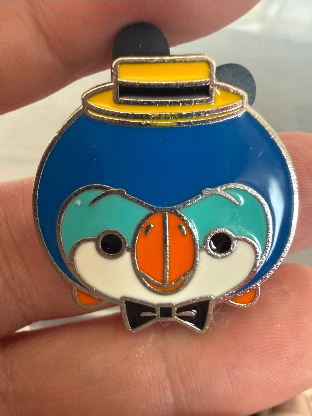 Blue Penguin Character Enamel Pin - Disney Collectible Pin
